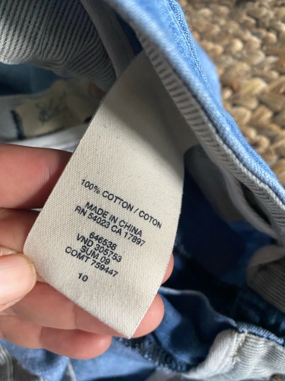 GAP Light Blue Cropped Wide-Leg Jeans - Picture 6 of 6
